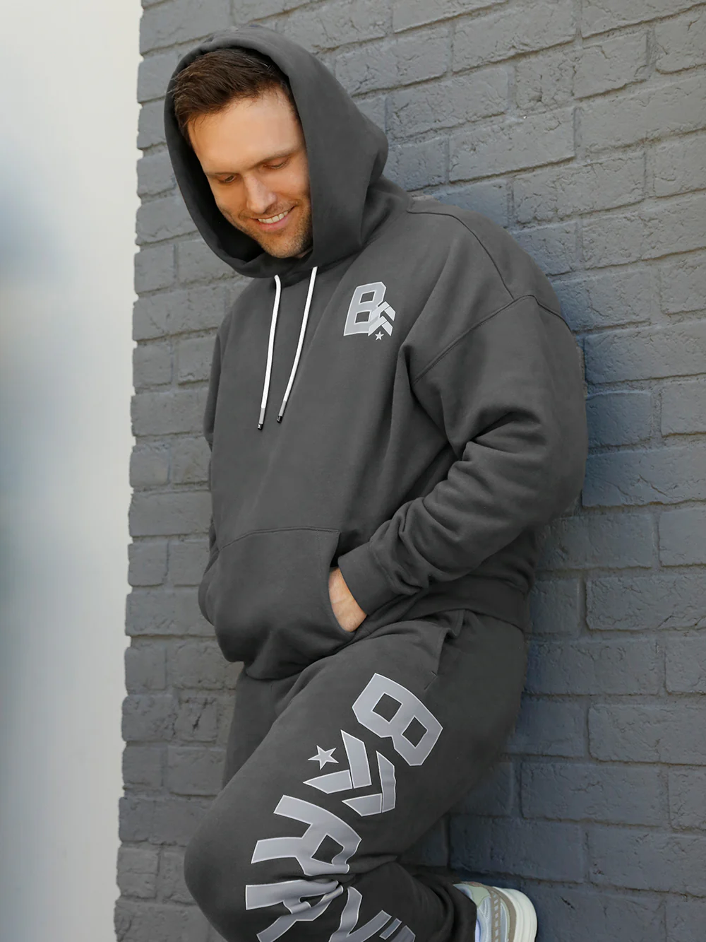 BARRY'S CHARCOAL UNISEX HOODIE - Image 4